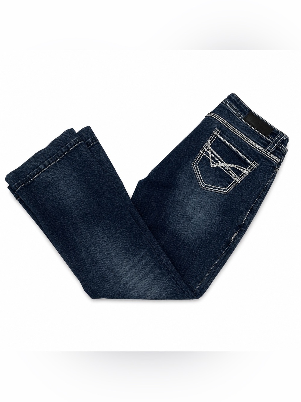Rock & Roll Denim Mid Rise Trouser Jeans